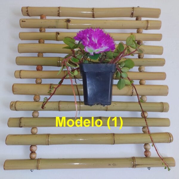 Suporte de bambu para plantas modelo (1)