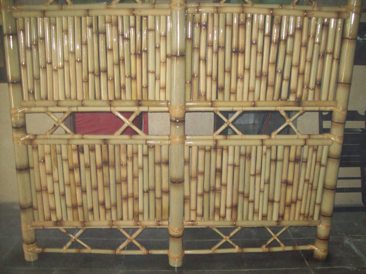 divisórias e biombos de bambu