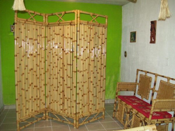 biombos e divisórias de bambu modelo 2