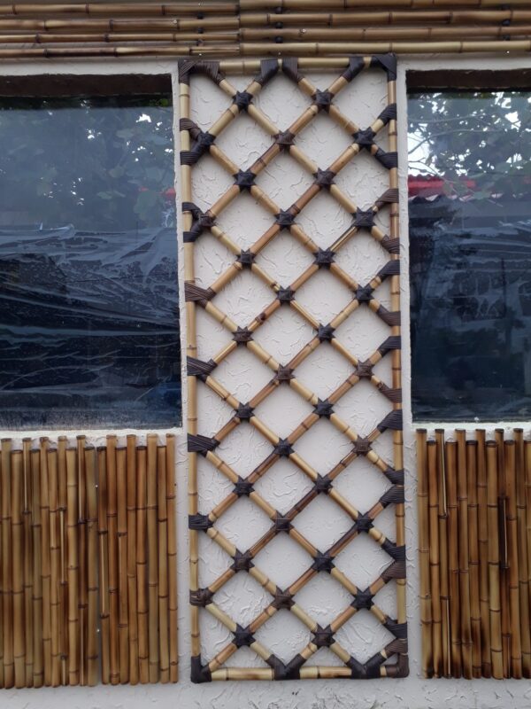 Painel de bambu treliça simples