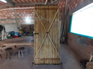 Porta De Bambu Cana Da Índia