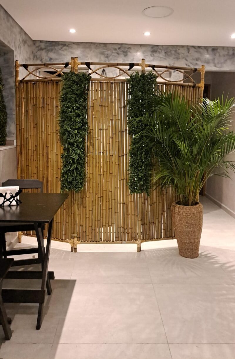 “comprar bambu tratado para jardim”