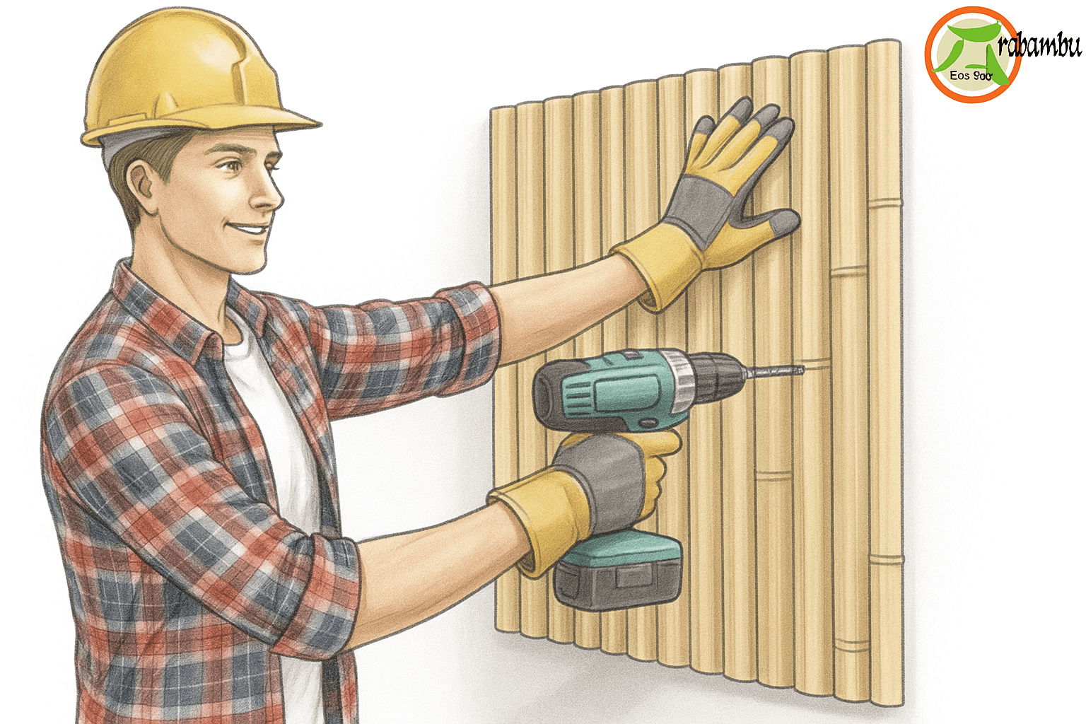 forro de bambu para teto e parede