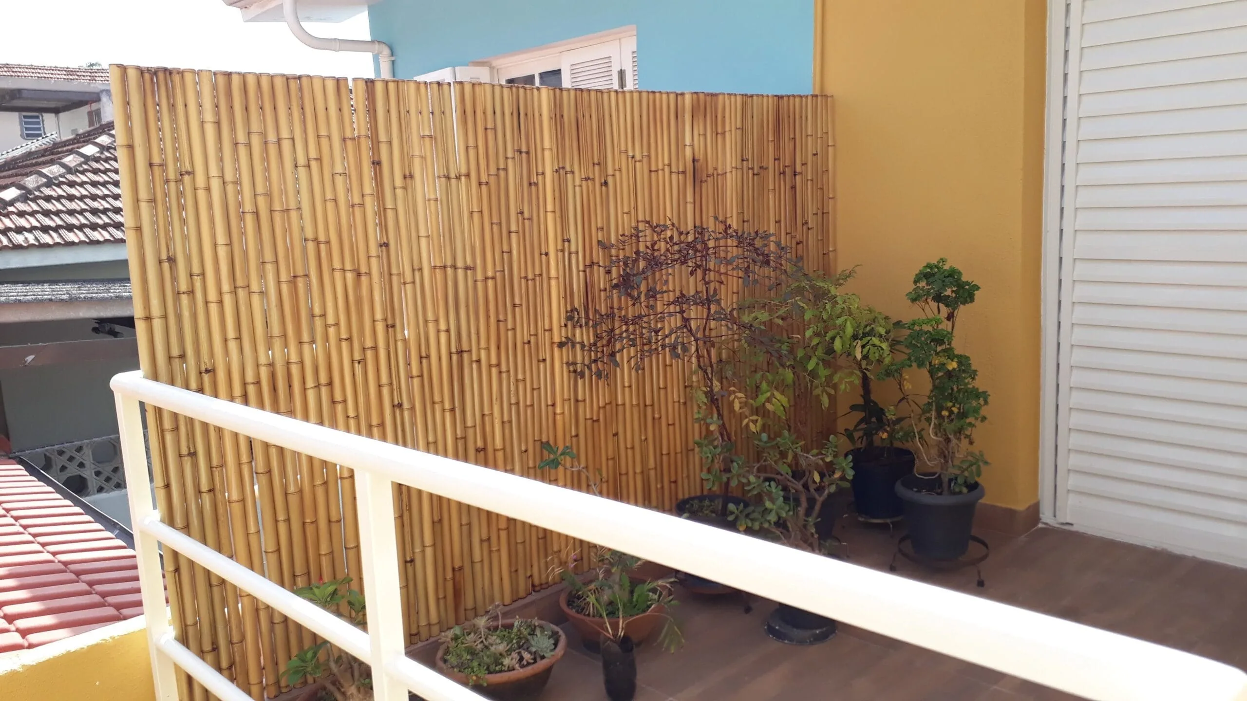 Cerca De Bambu Modelo Castelinho Clara Para Decoração De Jardim